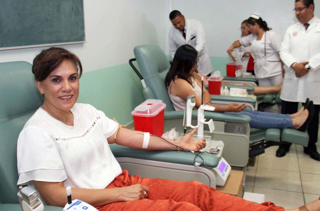 Invita Sandra Chávez a sumarse a campaña de donación de sangre