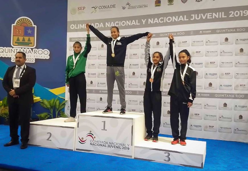 Diana Laura Cisneros gana la plata en Olimpiada Nacional y Nacional Juvenil 2019