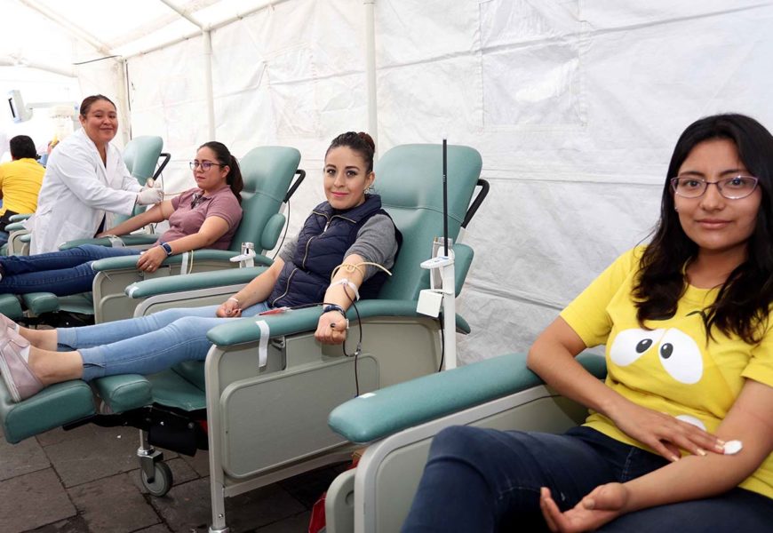 Participaron mil 505 personas como donantes voluntarios de sangre: Sepol
