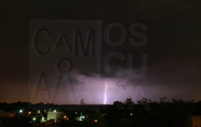 Se registra fuerte tormenta en la zona centro de Tlaxcala