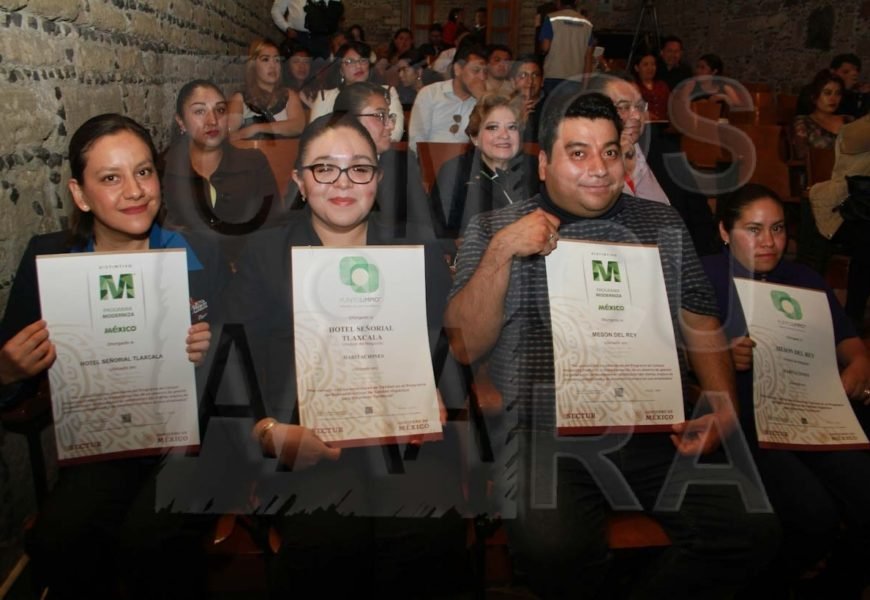 Reconocen calidad turística de hoteleros y restauranteros de Tlaxcala Reconocen calidad turística de hoteleros y restauranteros de Tlaxcala