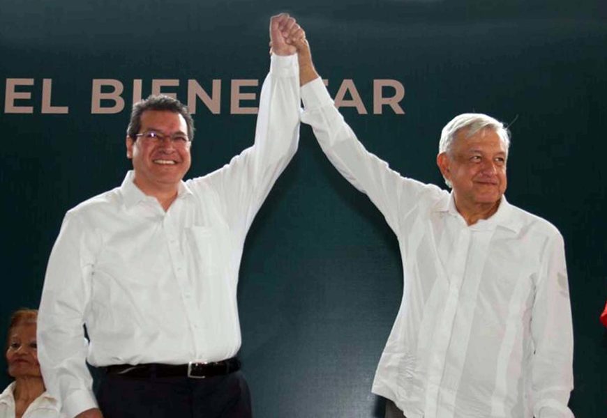 Presidente López Obrador y Marco Mena realizan gira en Tlaxcala