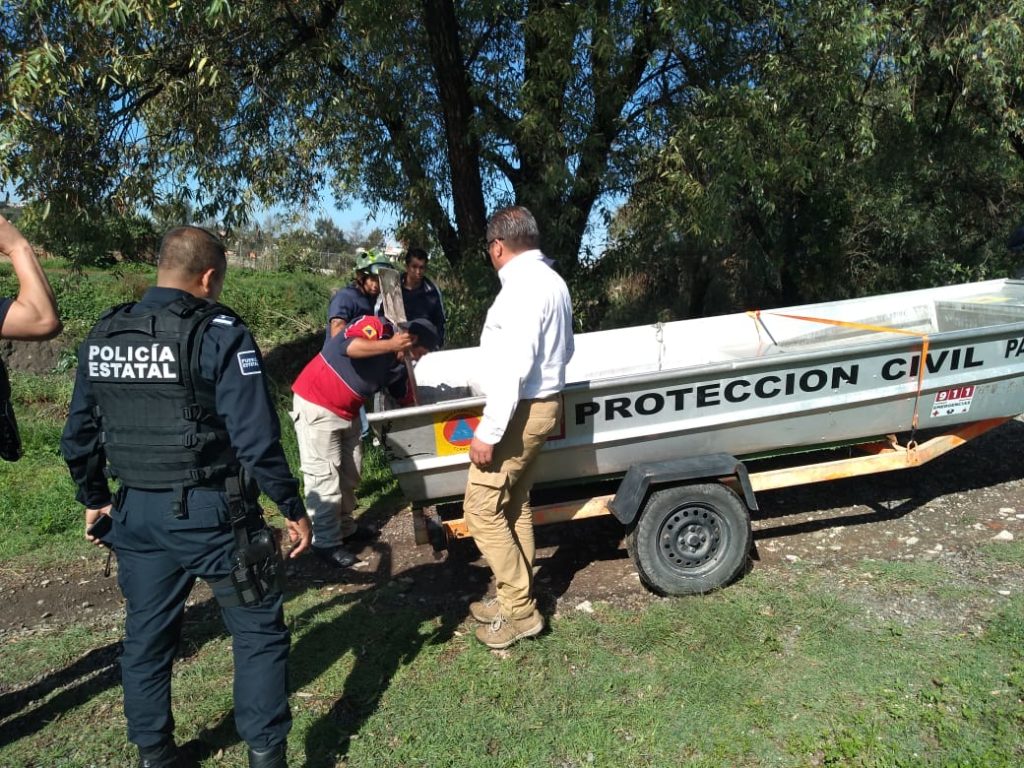 PGJE inició investigación para esclarecer muerte de mujer que cayó al río Zahuapan