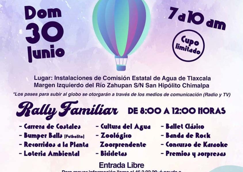 Realizarán vuelo en globo y actividades recreativas para sensibilizar a la población
