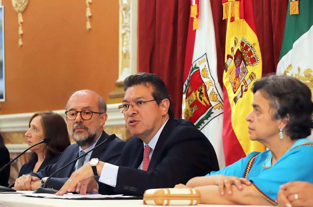 Marco Mena y Embajador Juan López-Doriga fortalecen relación Tlaxcala-España