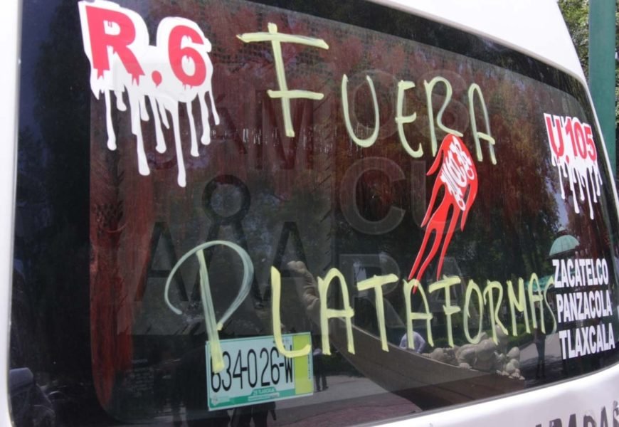 Exigen transportistas al gobierno prohibir a plataformas digitales