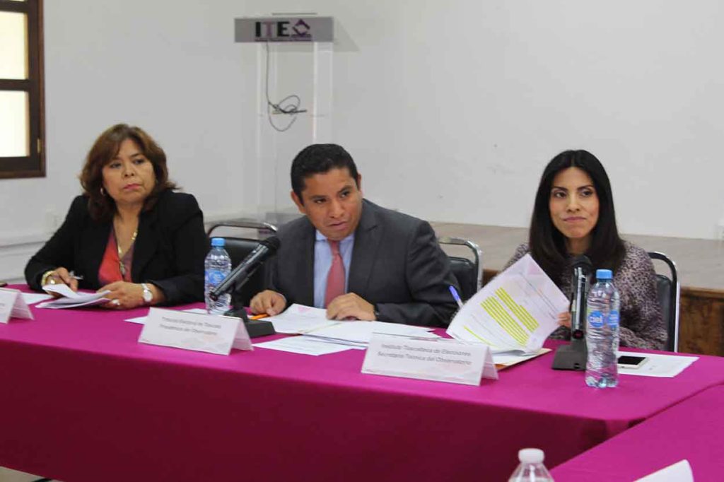 Durante la sesión de trabajo del  Observatorio de Participación Política de las Mujeres de Tlaxcala , se propuso la generación de propuestas para generar un marco jurídico que procure la igualdad de géneros.