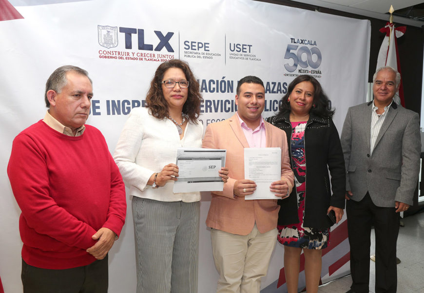 Reciben docentes de educación básica plazas por parte de SEPE – USET Reciben docentes de educación básica plazas por parte de SEPE – USET