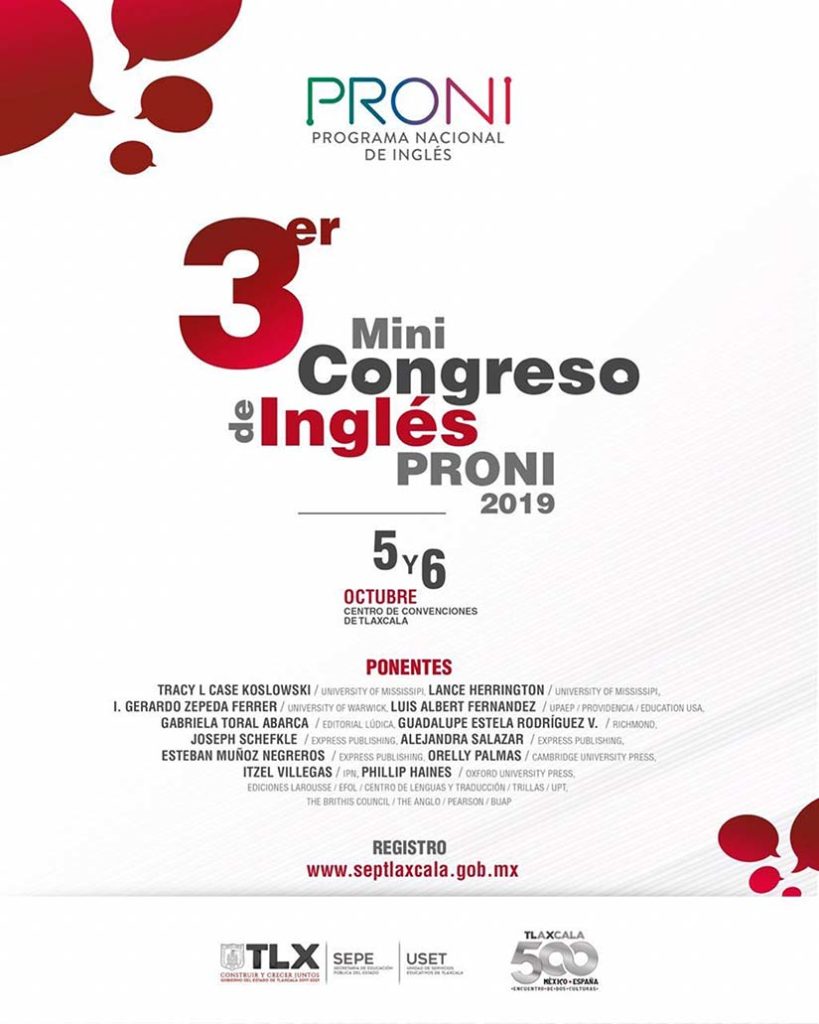Invita SEPE a docentes a participar en el tercer Mini Congreso de Inglés PRONI 2019