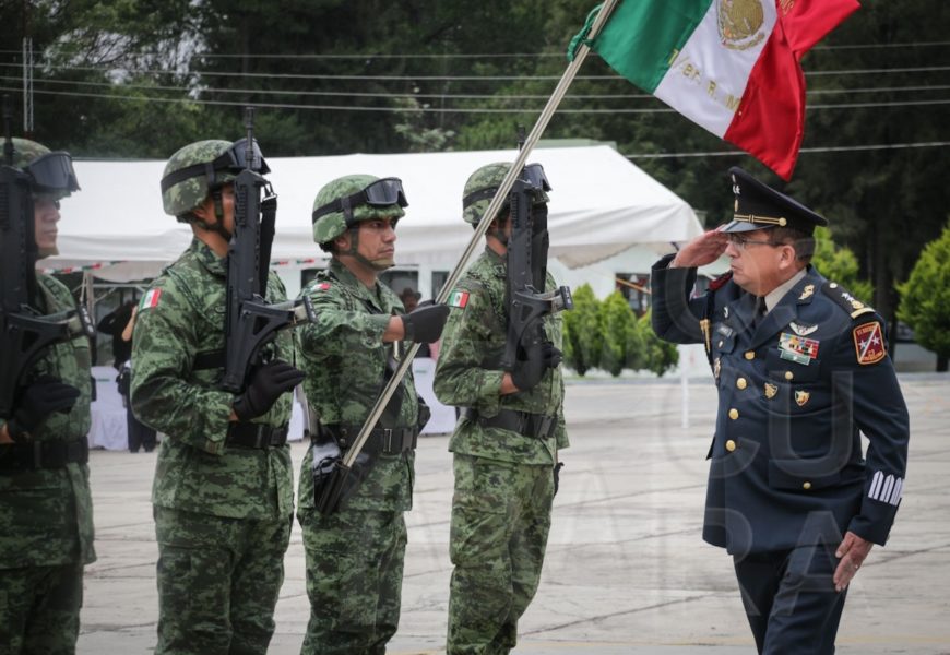 José Joaquín Jiménez toma posesión como comandante de la 23 Zona Militar en Panotla