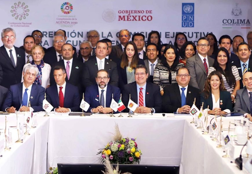 Marco Mena reitera compromiso de combate a la pobreza extrema en reunión de Conago sobre Agenda 2030