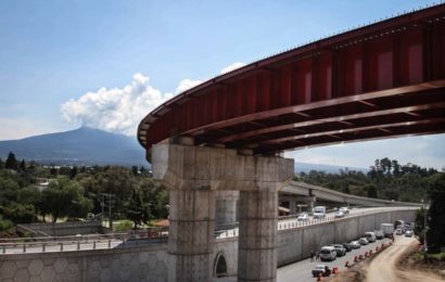 Abren carril del puente de la carretera Tlaxcala-Apizaco