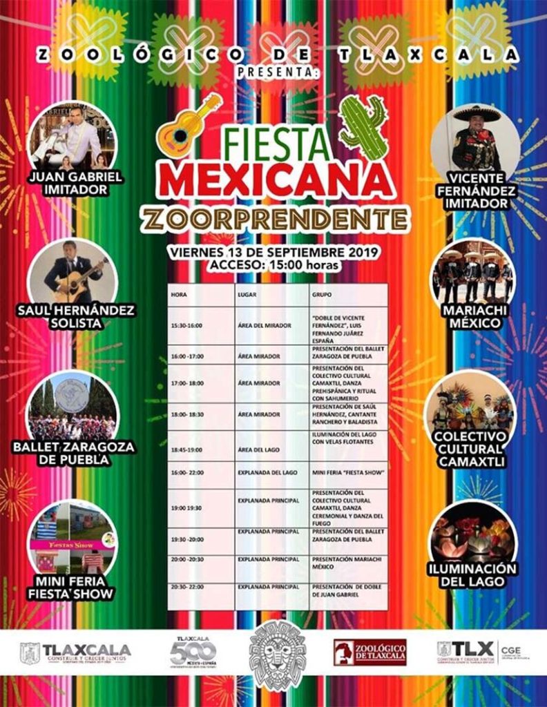 Zoológico de Tlaxcala celebrará “Fiesta Mexicana”