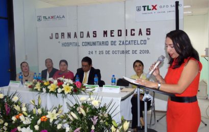 Inicia SESA jornadas médicas por aniversario del Hospital de Zacatelco