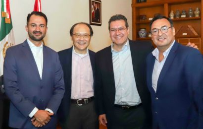 Se reúne Marco Mena con empresarios de Coindu, de capital chino