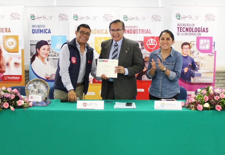 Recibe Enrique Padilla al rector de la Universidad de Chapingo
