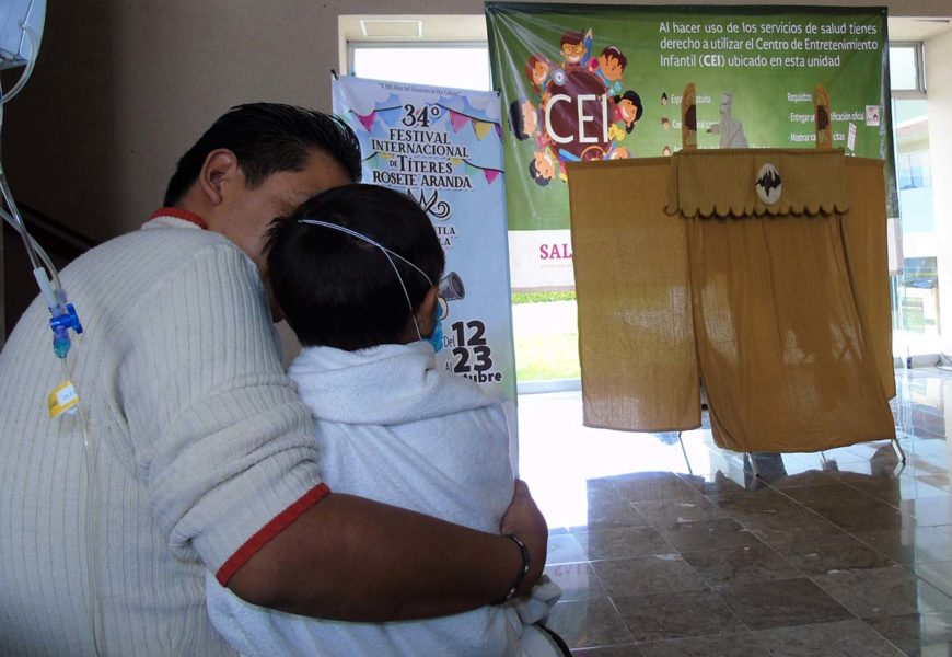 Presentó FIT función de títeres en el Hospital Infantil de Tlaxcala