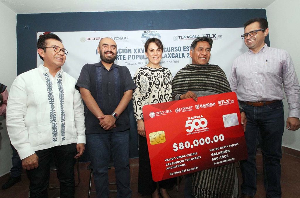 Encabeza Sandra Chávez premiación del XXVIII Concurso Estatal de Arte Popular