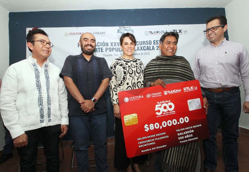 Encabeza Sandra Chávez premiación del XXVIII Concurso Estatal de Arte Popular