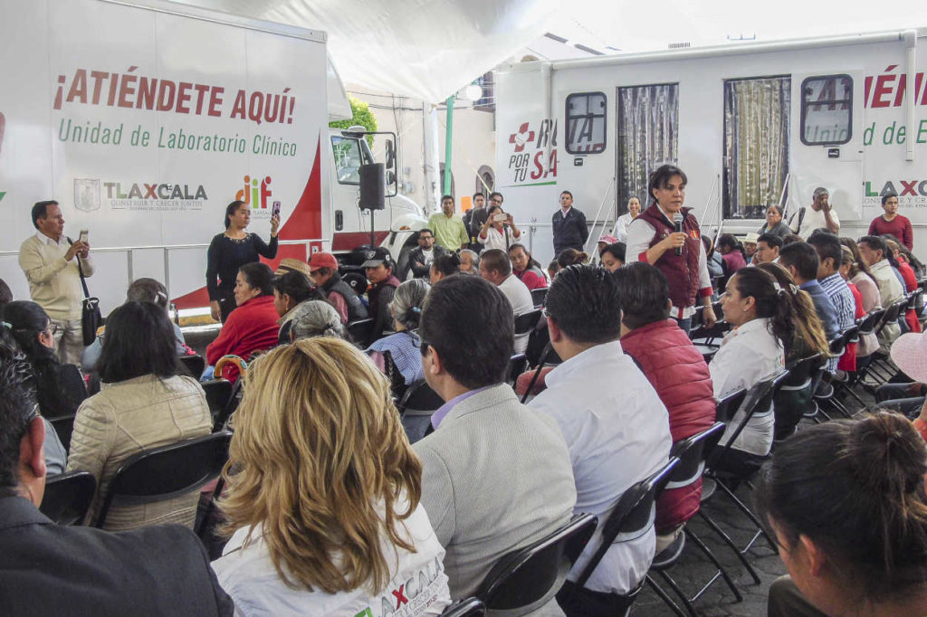 Inaugura Sandra Chávez “Ruta por tu Salud” en Tetlanohcan