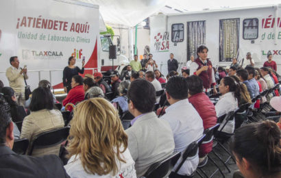Inaugura Sandra Chávez “Ruta por tu Salud” en Tetlanohcan