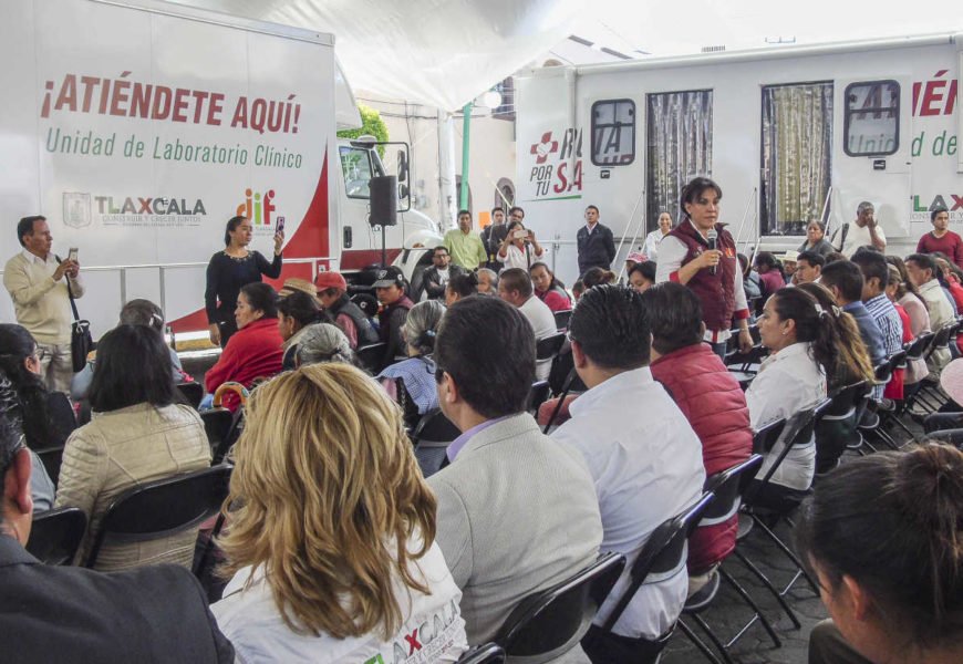 Inaugura Sandra Chávez “Ruta por tu Salud” en Tetlanohcan
