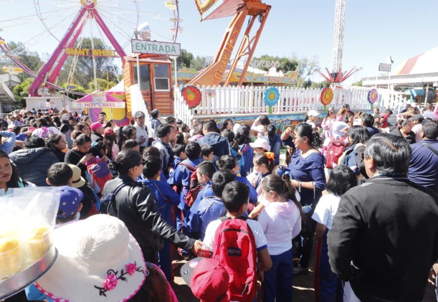 Disfrutan estudiantes de escuelas públicas de “Tlaxcala Feria 2019”