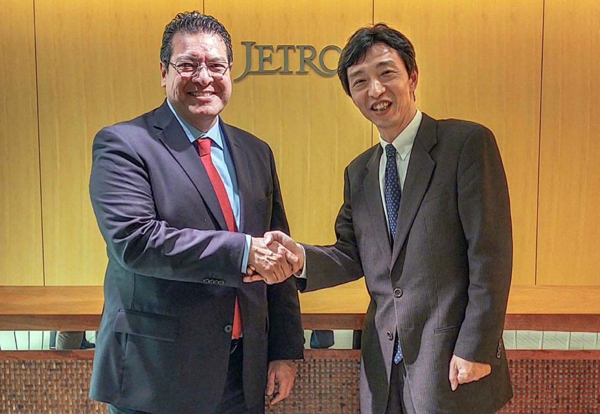 Promueve Marco Mena a Tlaxcala con la Organización de Comercio Exterior de Japón