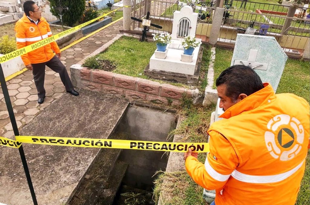 Implementa Cepc operativo especial en cementerios por Día de Muertos