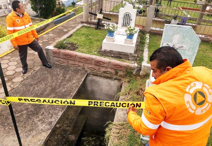 Implementa CEPC operativo especial en cementerios por Día de Muertos