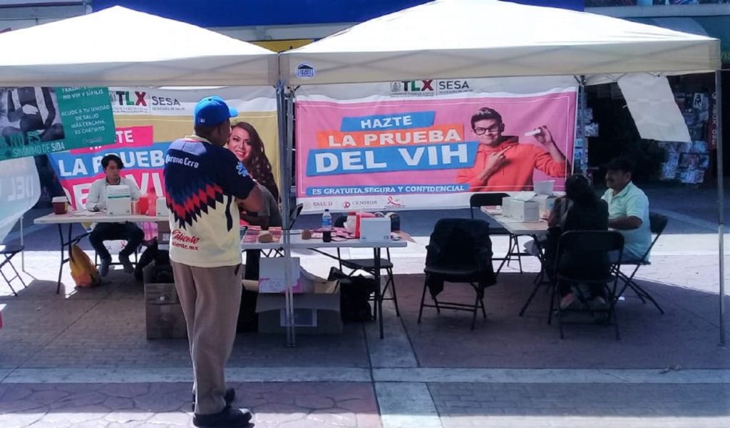 Se aplicaron 500 pruebas rápidas de VIH en los municipios de Xicohtzinco, Teolocholco, Zacatelco, Chiautempan, Apizaco y Tlaxcala.