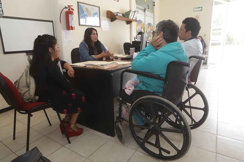  El Instituto Tlaxcalteca para Personas con Discapacidad (Itpcd) benefició a 12 mil 722 pacientes durante 2019.