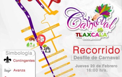 Este jueves se realizará el desfile del “Carnaval Tlaxcala 2020”