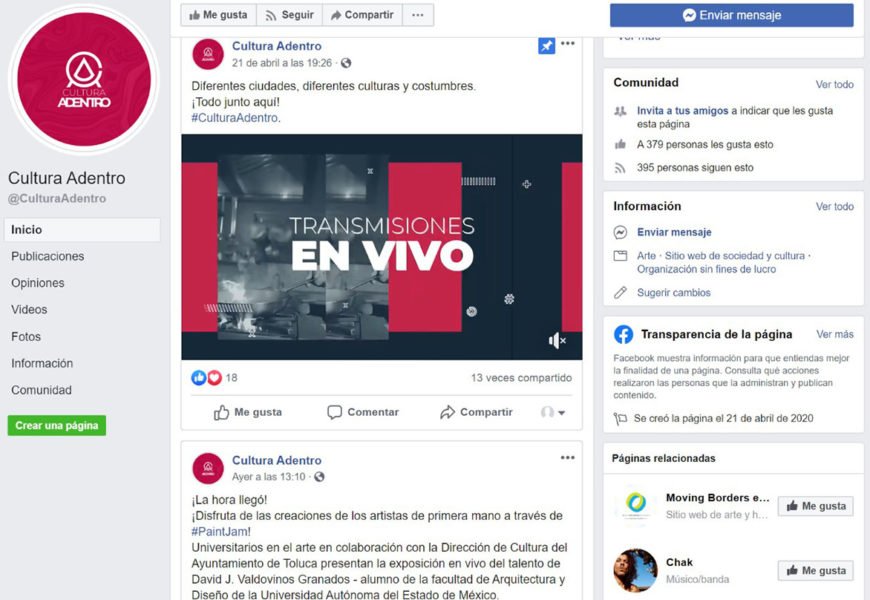 Ayuntamiento de Tlaxcala se suma al programa Cultura Adentro