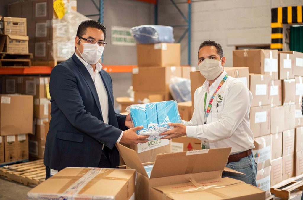 Empresa Iberdrola México dona más de 37 mil insumos médicos a SESA
