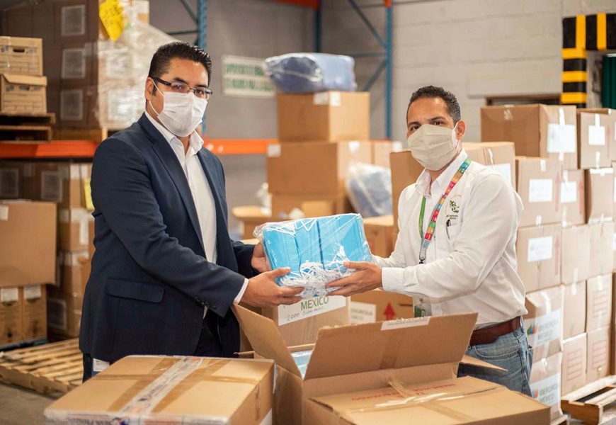 Empresa Iberdrola México dona más de 37 mil insumos médicos a SESA