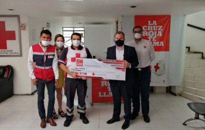 Beneficia Owens Corning a Cruz Roja Mexicana en Tlaxcala