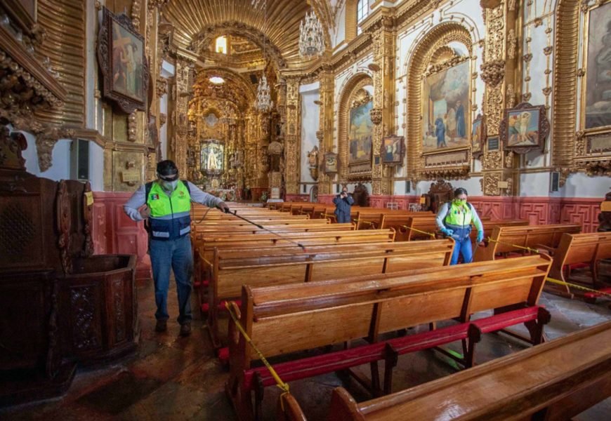 Inicia Protección Civil del Estado sanitización de templos e iglesias ante Covid-19 Inicia Protección Civil del Estado sanitización de templos e iglesias ante Covid-19