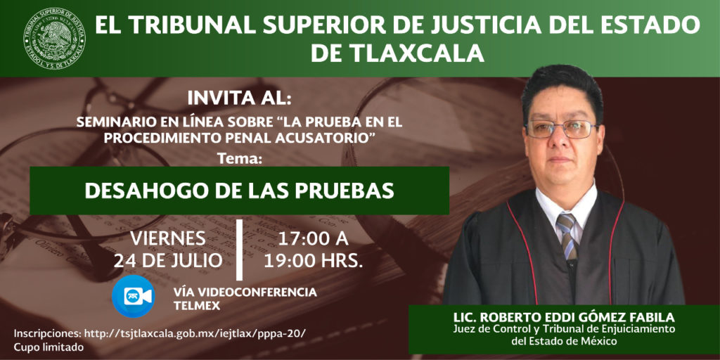 Inicia este viernes Poder Judicial con seminario virtual