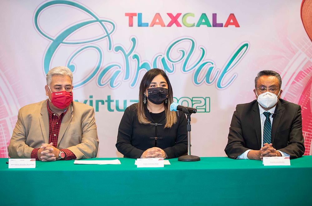Presentan programa “Carnaval Virtual Tlaxcala 2021”