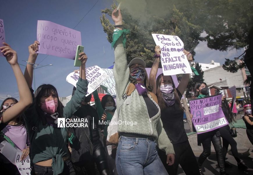 Día de marcha, resistencia y feminismo en Apizaco por el 8M