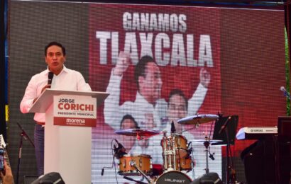 Jorge Corichi refrendó sus compromisos de campaña en Tlaxcala