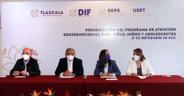 Tlaxcala, primer estado del país en adoptar un programa de atención socioemocional a niñas, niños y adolescentes