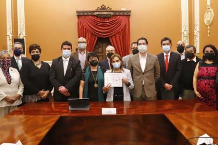 Se reúnen representantes de cámaras y asociaciones empresariales de Tlaxcala con la titular del Ejecutivo