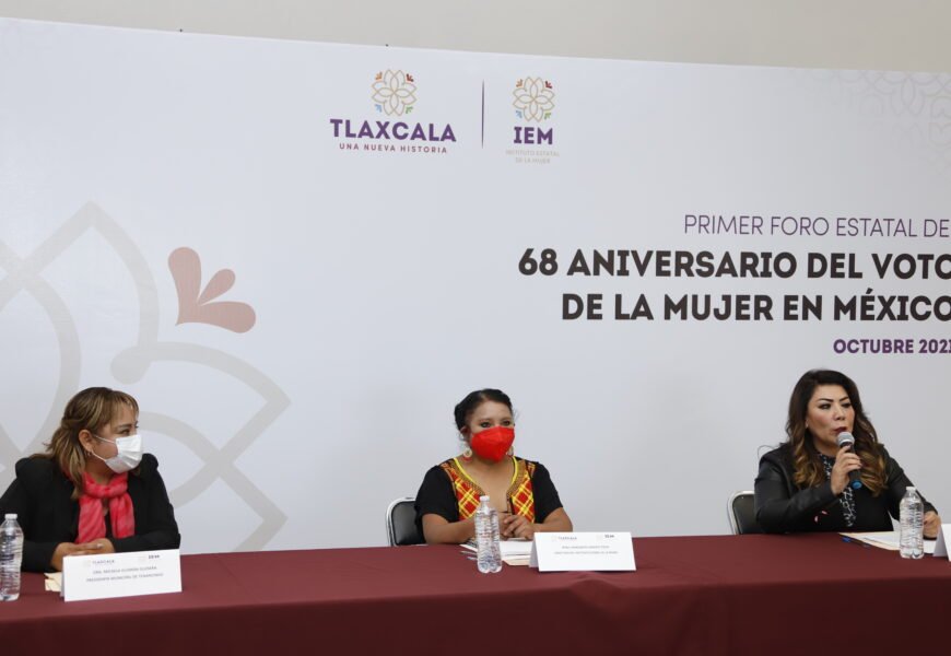 Se realizó primer foro en conmemoración del 68 Aniversario del voto de la mujer en México