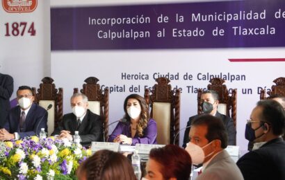 Conmemoran el 147 aniversario de la incorporación de Calpulalpan a Tlaxcala.