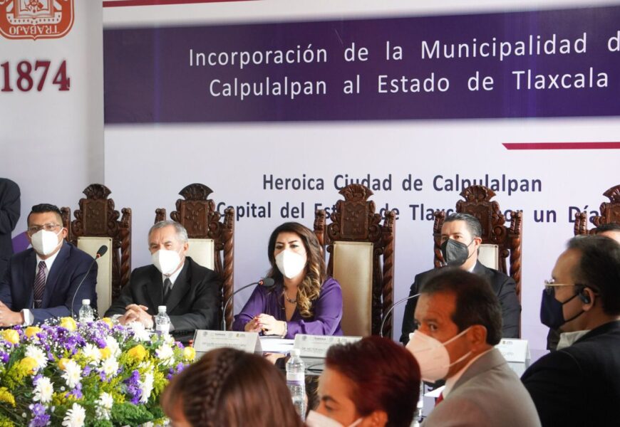 Conmemoran el 147 aniversario de la incorporación de Calpulalpan a Tlaxcala.