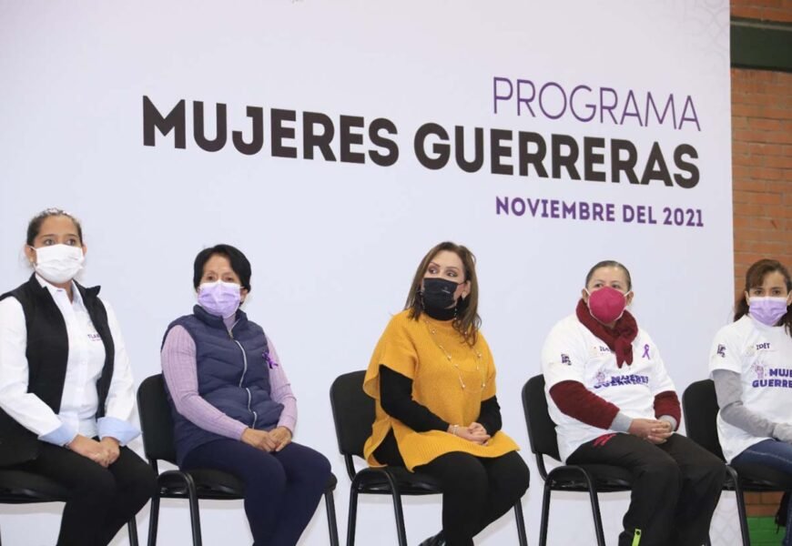 Encabezó Lorena Cuéllar programa «Mujeres guerreras» en Huamantla