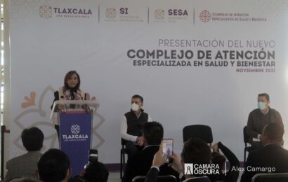 Presenta Lorena Cuéllar, Complejo de Atención Especializada en Salud y Bienestar