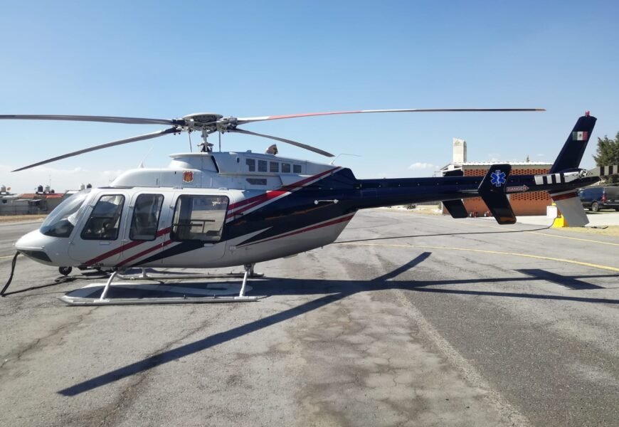Realiza ambulancia aérea, translado de donación de órganos